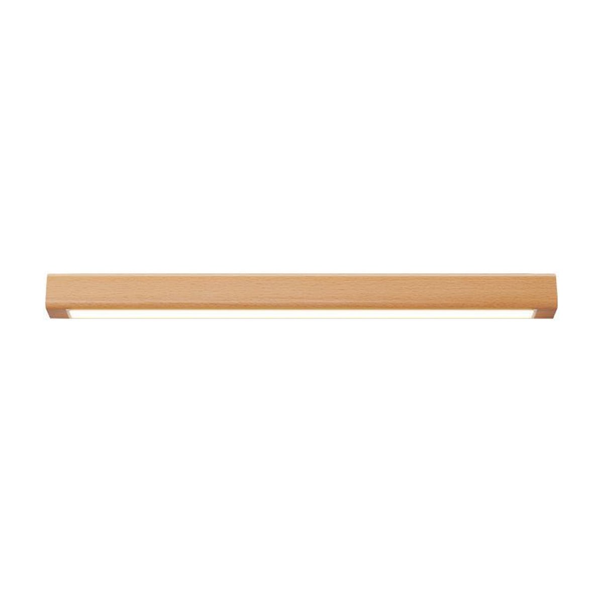 Modern Minimalist Wood Up&amp;Down LED Long Strip Indoor Wall Sconce - Flyachilles
