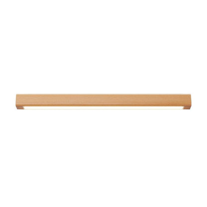 Modern Minimalist Wood Up&amp;Down LED Long Strip Indoor Wall Sconce - Flyachilles