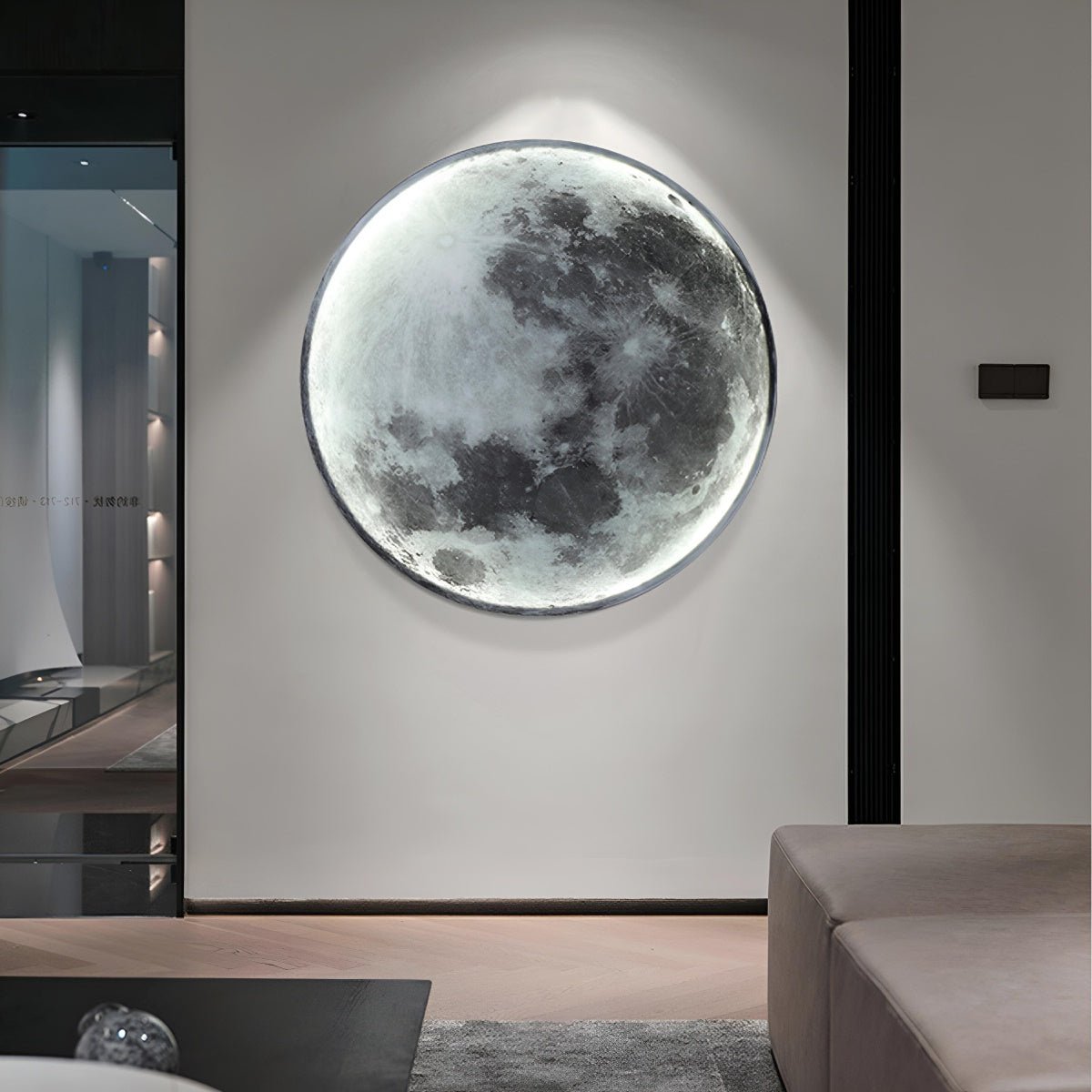 Modern Moon Creative Art Decor LED Indoor Wall Sconce - Flyachilles