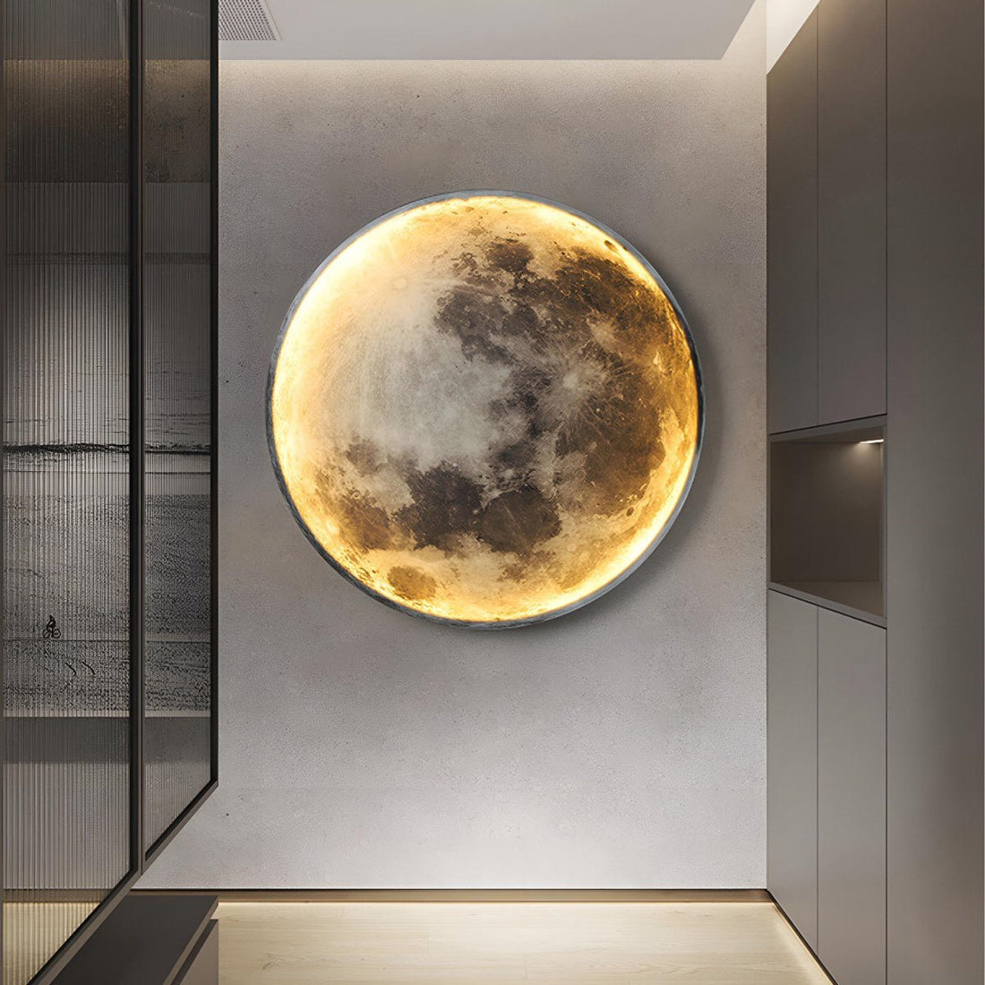 Modern Moon Creative Art Decor LED Indoor Wall Sconce - Flyachilles