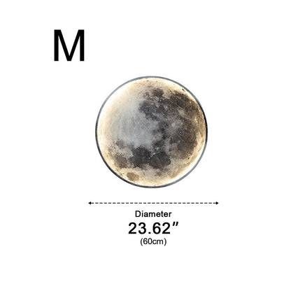 Modern Moon Creative Art Decor LED Indoor Wall Sconce - Flyachilles