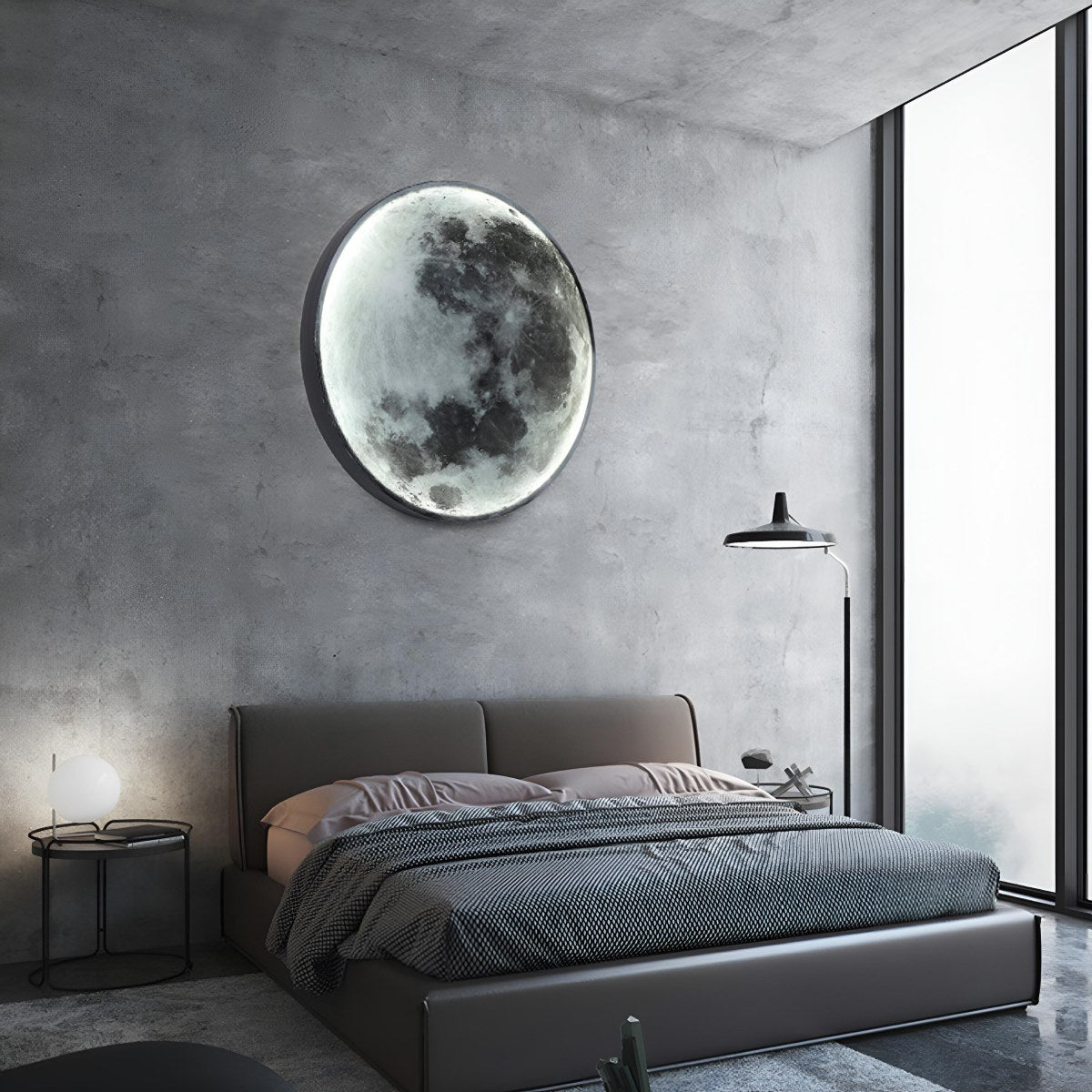 Modern Moon Creative Art Decor LED Indoor Wall Sconce - Flyachilles