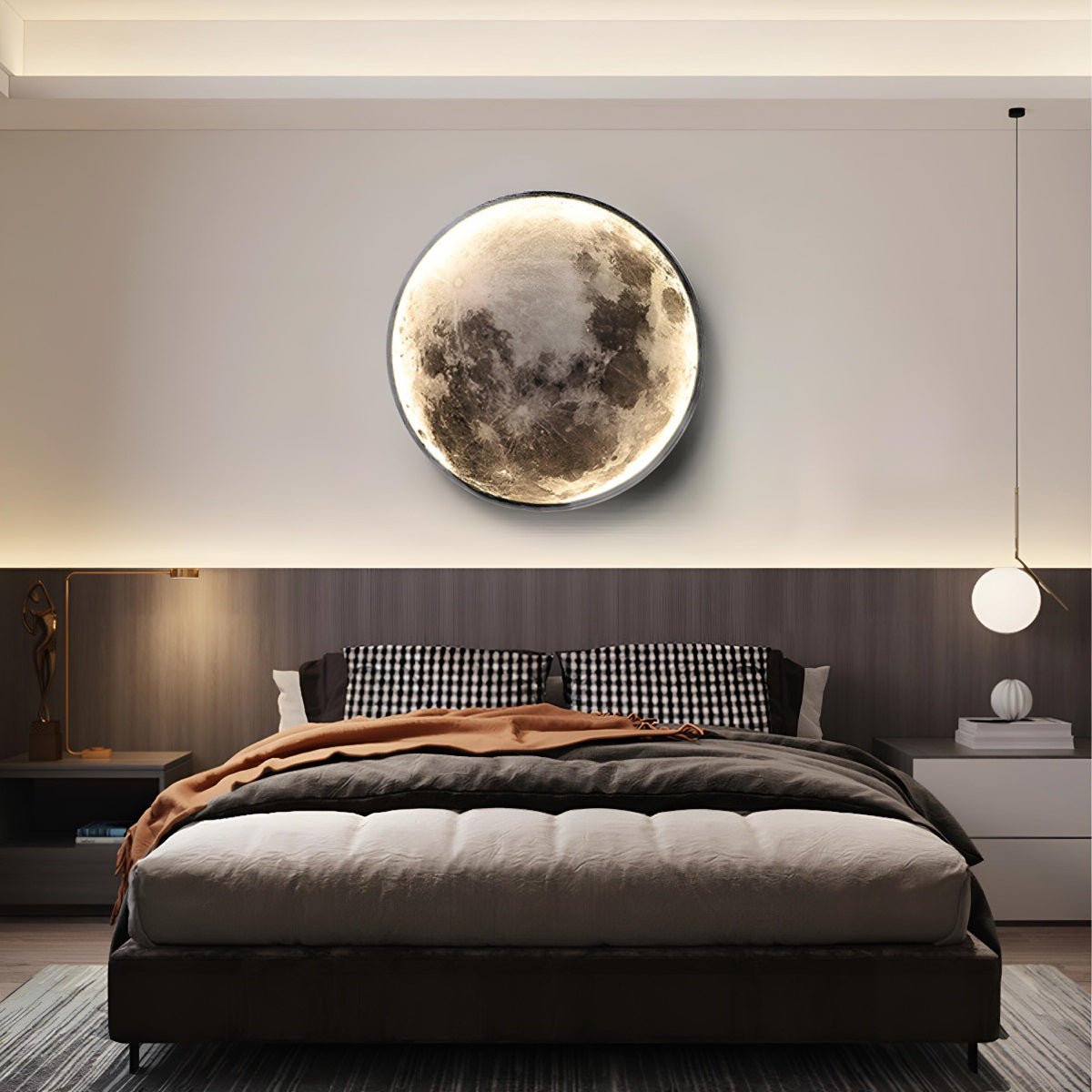 Modern Moon Creative Art Decor LED Indoor Wall Sconce - Flyachilles