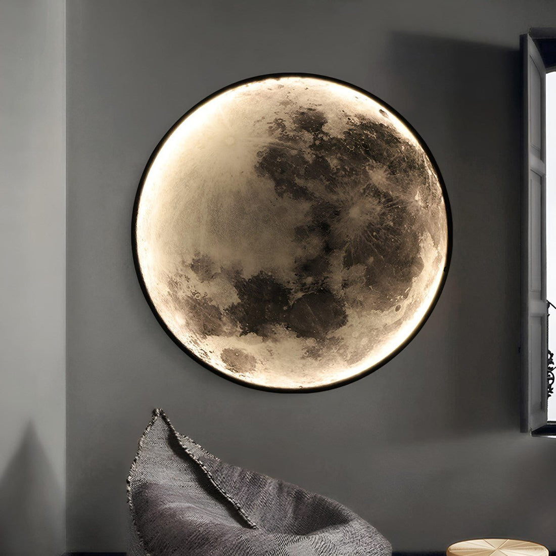 Modern Moon Creative Art Decor LED Indoor Wall Sconce - Flyachilles