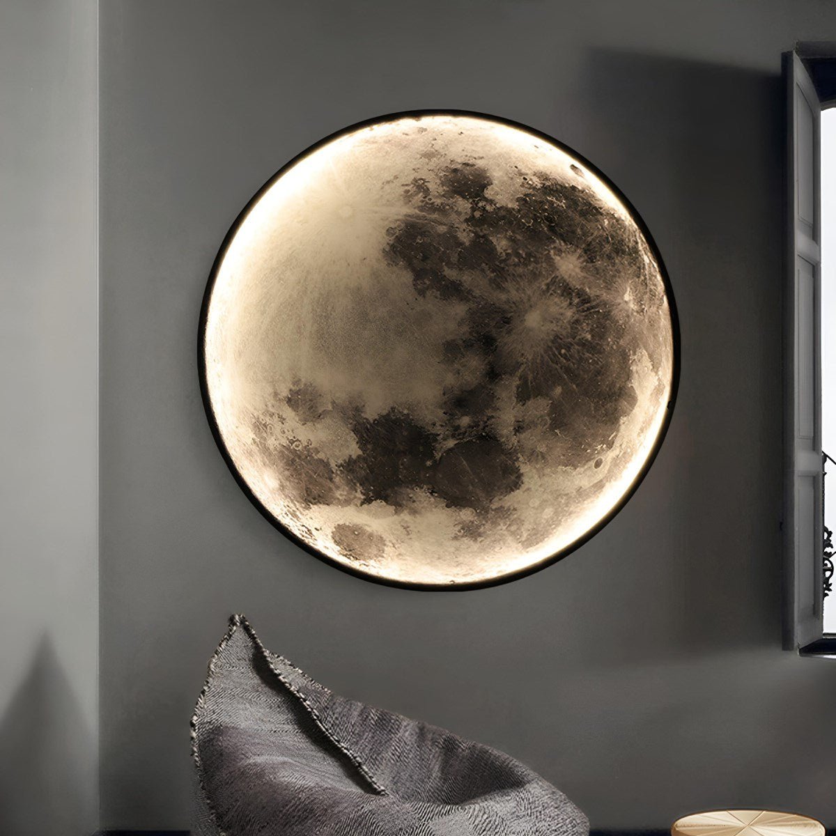 Modern Moon Creative Art Decor LED Indoor Wall Sconce - Flyachilles