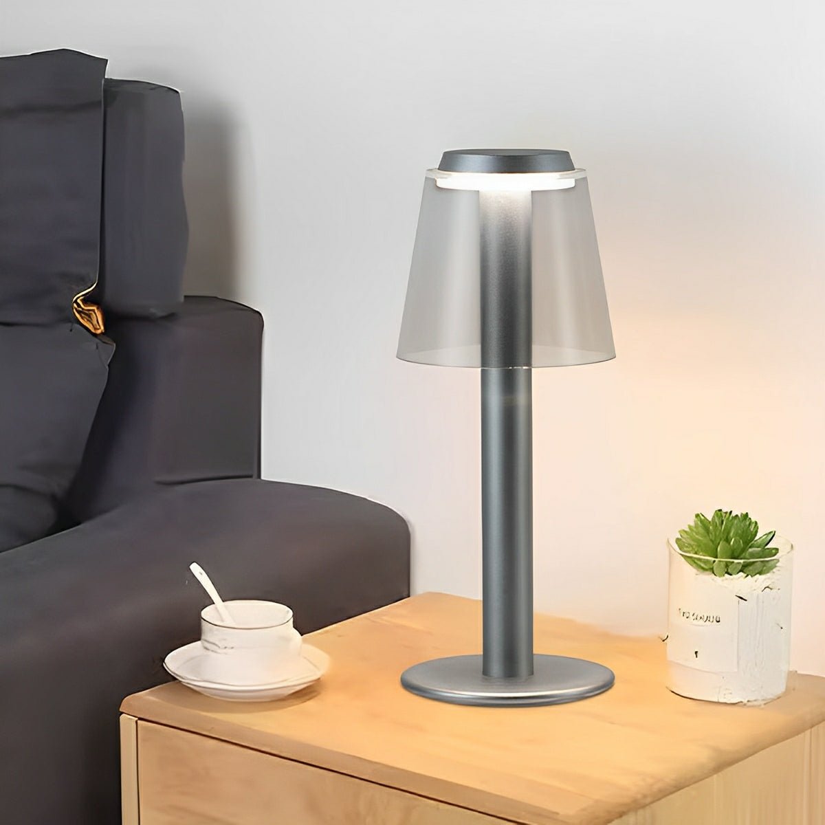 Modern Mushroom LED Dimming Touch Table Lamp - Flyachilles