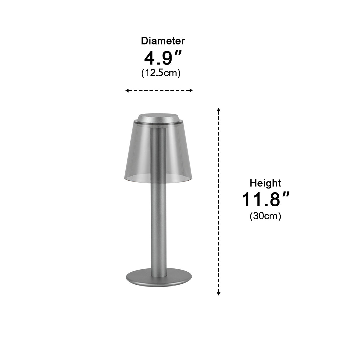 Modern Mushroom LED Dimming Touch Table Lamp - Flyachilles