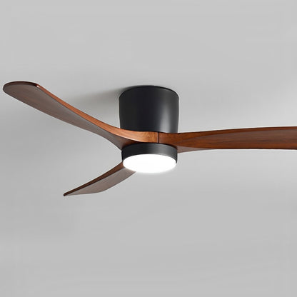 Modern Nordic Minimalist Wood 6 - Speed Inverter Ceiling Fan Light - Flyachilles
