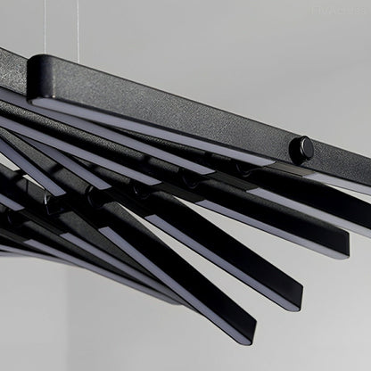 Modern Nordic Waves Fishbone Fish Skeleton Dimming LED Pendant Light - Flyachilles