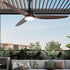 Modern Outdoor Dimmable DC Motor Reverse Frequency Ceiling Fan Light - Flyachilles
