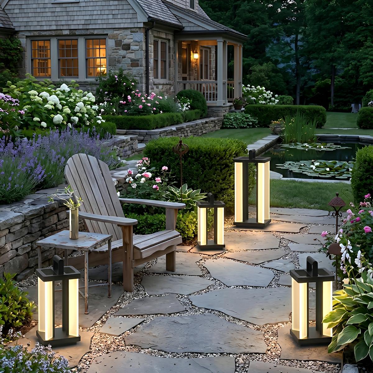 Modern Outdoor Floor Lamp Waterproof LED Landscape Light - Flyachilles