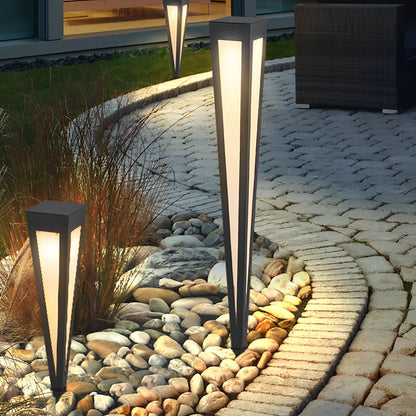 Modern Outdoor Pathway Light LED Waterproof RGB Solar Lights for Path Lawn - Flyachilles