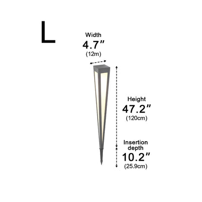 Modern Outdoor Pathway Light LED Waterproof RGB Solar Lights for Path Lawn - Flyachilles