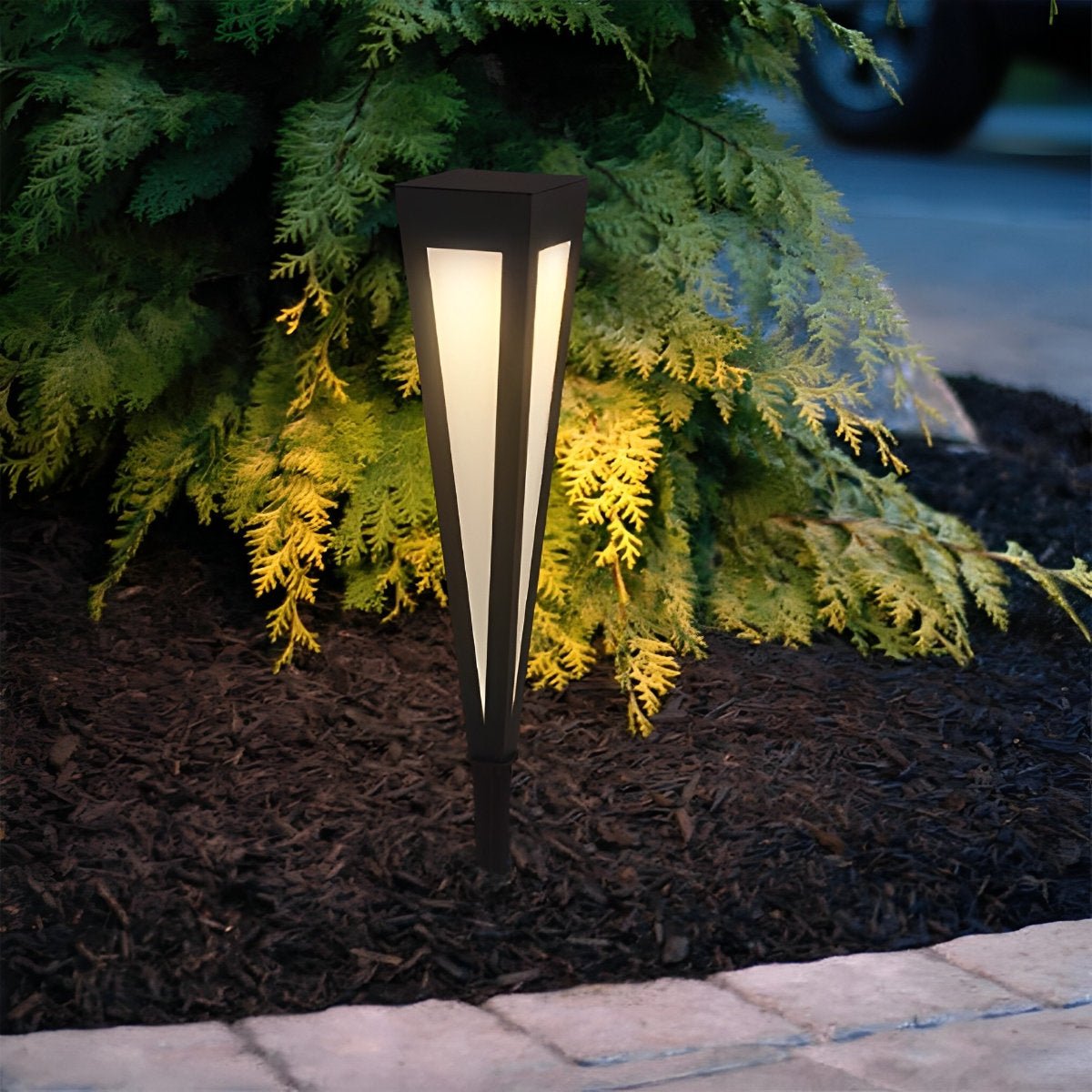 Modern Outdoor Pathway Light LED Waterproof RGB Solar Lights for Path Lawn - Flyachilles