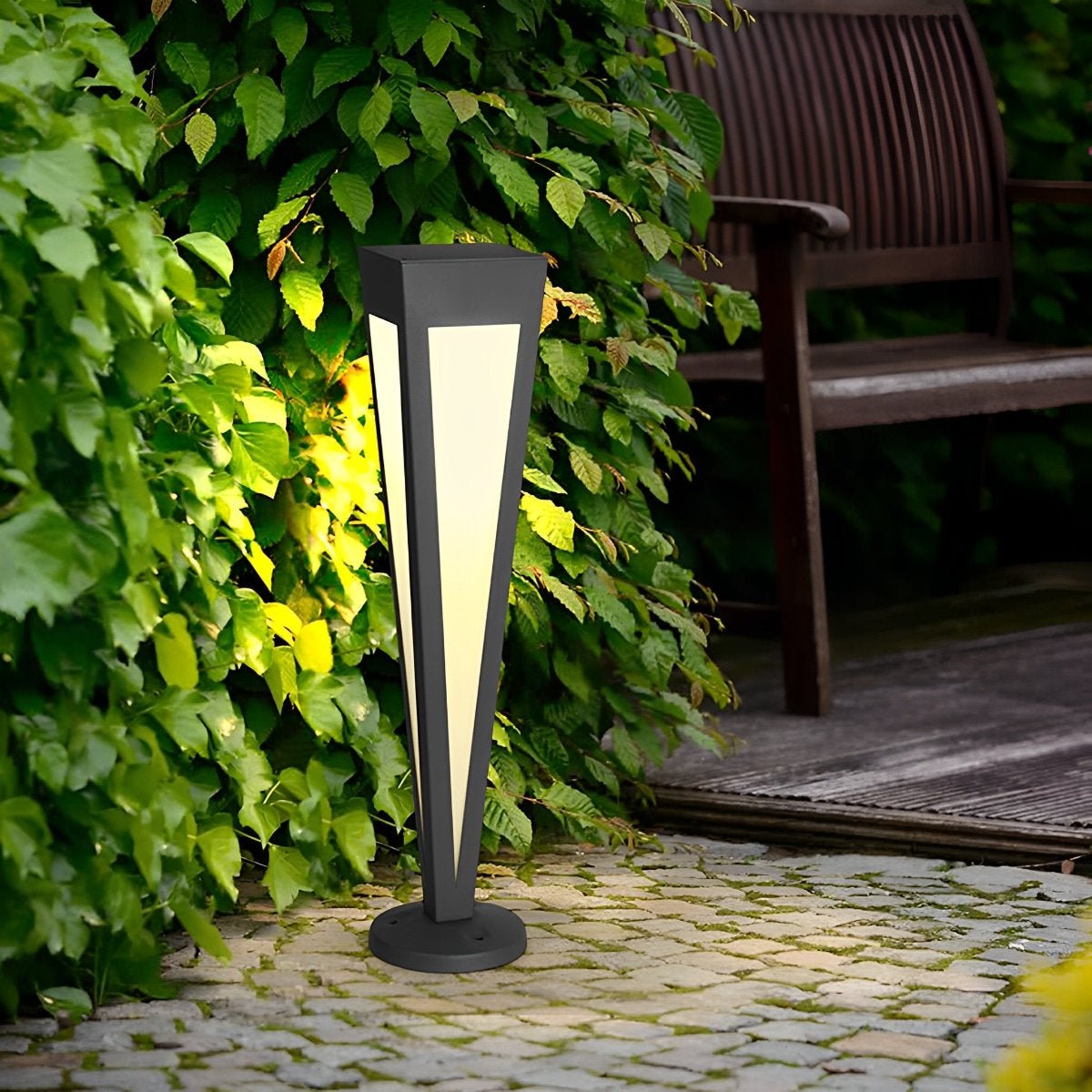 Modern Outdoor Pathway Light LED Waterproof RGB Solar Lights for Path Lawn - Flyachilles