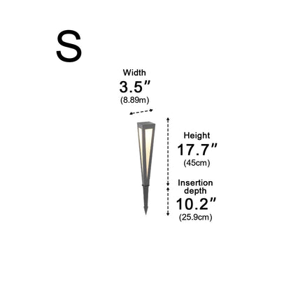 Modern Outdoor Pathway Light LED Waterproof RGB Solar Lights for Path Lawn - Flyachilles