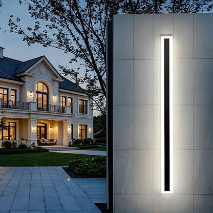 Modern Outdoor Waterproof Minimalist Long Strip LED Wall Lights - Flyachilles