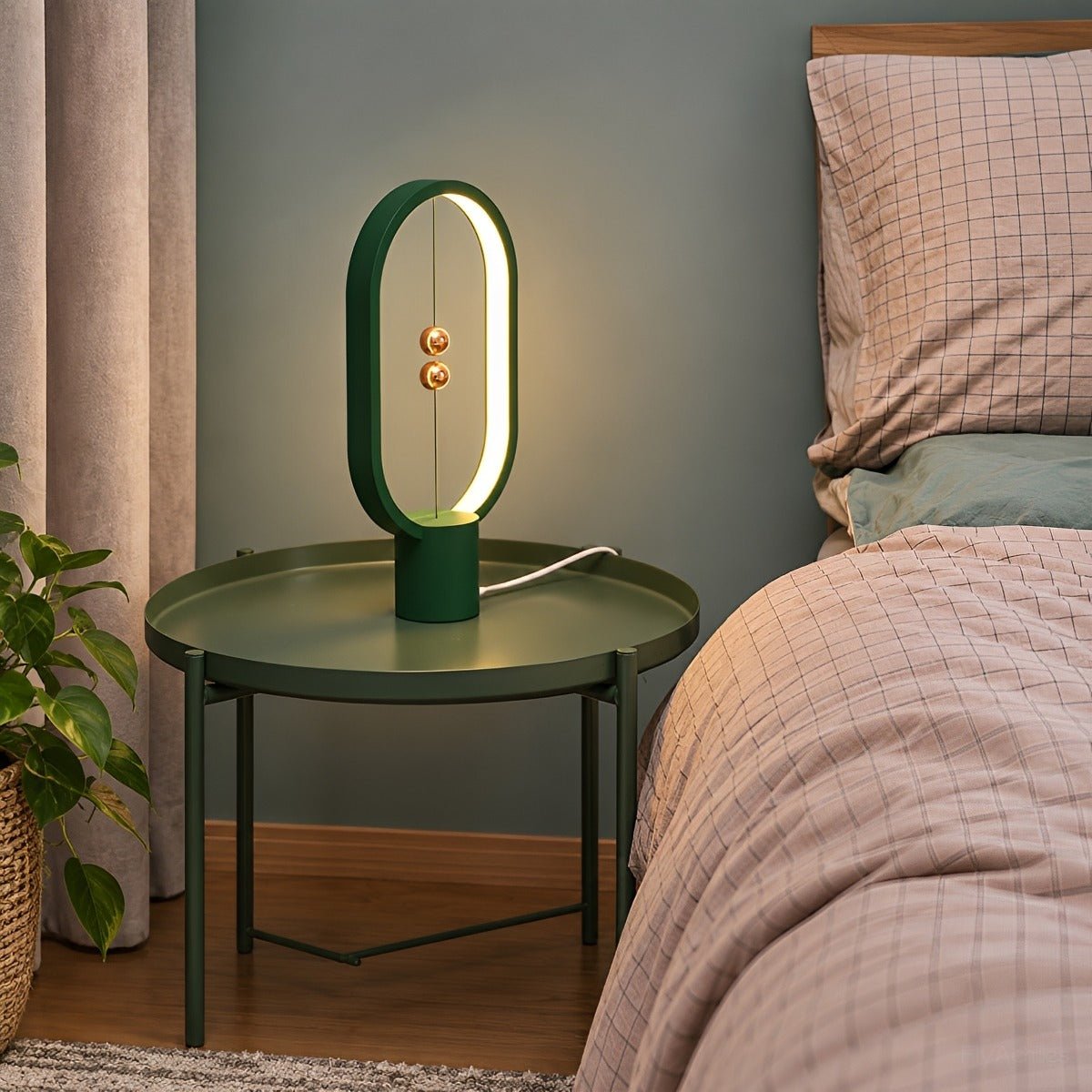 Modern Oval LED Table Lamp Rechargeable Dimmable - Flyachilles