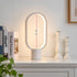 Modern Oval LED Table Lamp Rechargeable Dimmable - Flyachilles