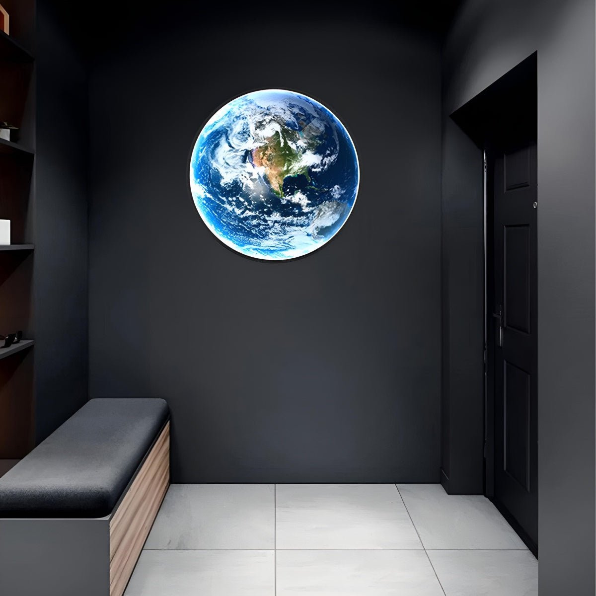 Modern Planet Earth Creative Art Decor LED Wall Sconce - Flyachilles