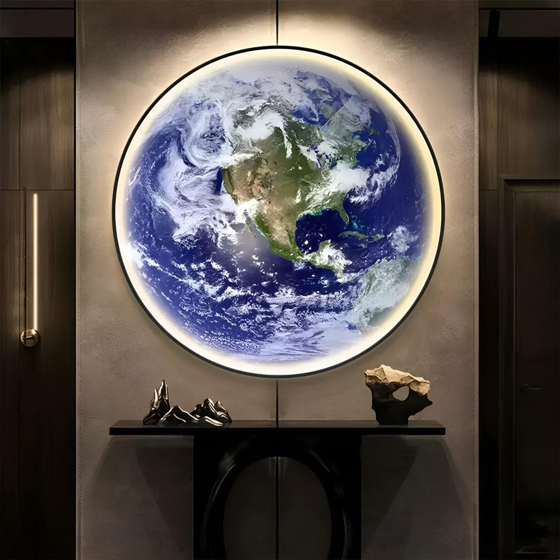 Modern Planet Earth Creative Art Decor LED Wall Sconce - Flyachilles