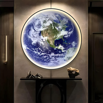 Modern Planet Earth Creative Art Decor LED Wall Sconce - Flyachilles