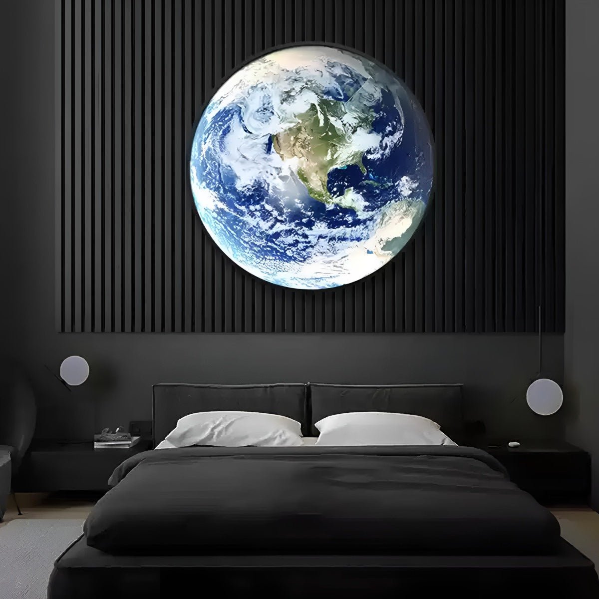 Modern Planet Earth Creative Art Decor LED Wall Sconce - Flyachilles