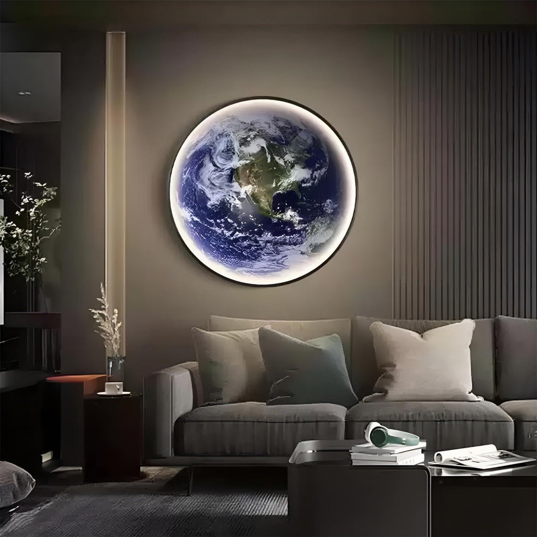 Modern Planet Earth Creative Art Decor LED Wall Sconce - Flyachilles