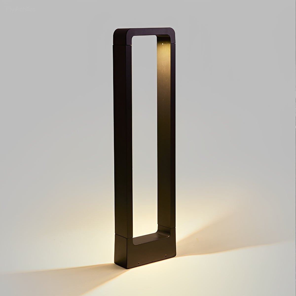 Modern Rectangular Frame Waterproof Outdoor Bollard Parth Light - Flyachilles