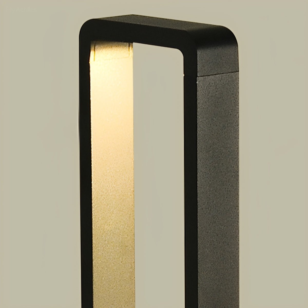 Modern Rectangular Frame Waterproof Outdoor Bollard Parth Light - Flyachilles