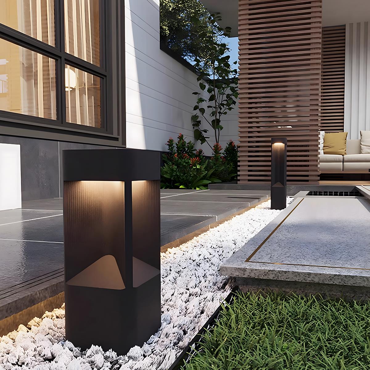 Modern Rectangular LED Outdoor Landscape Lighting - Flyachilles