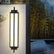 Modern Rectangular LED Wall Light Matt Black Wall Sconce Lighting ...