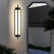 Modern Rectangular LED Wall Light Matt Black Wall Sconce Lighting ...