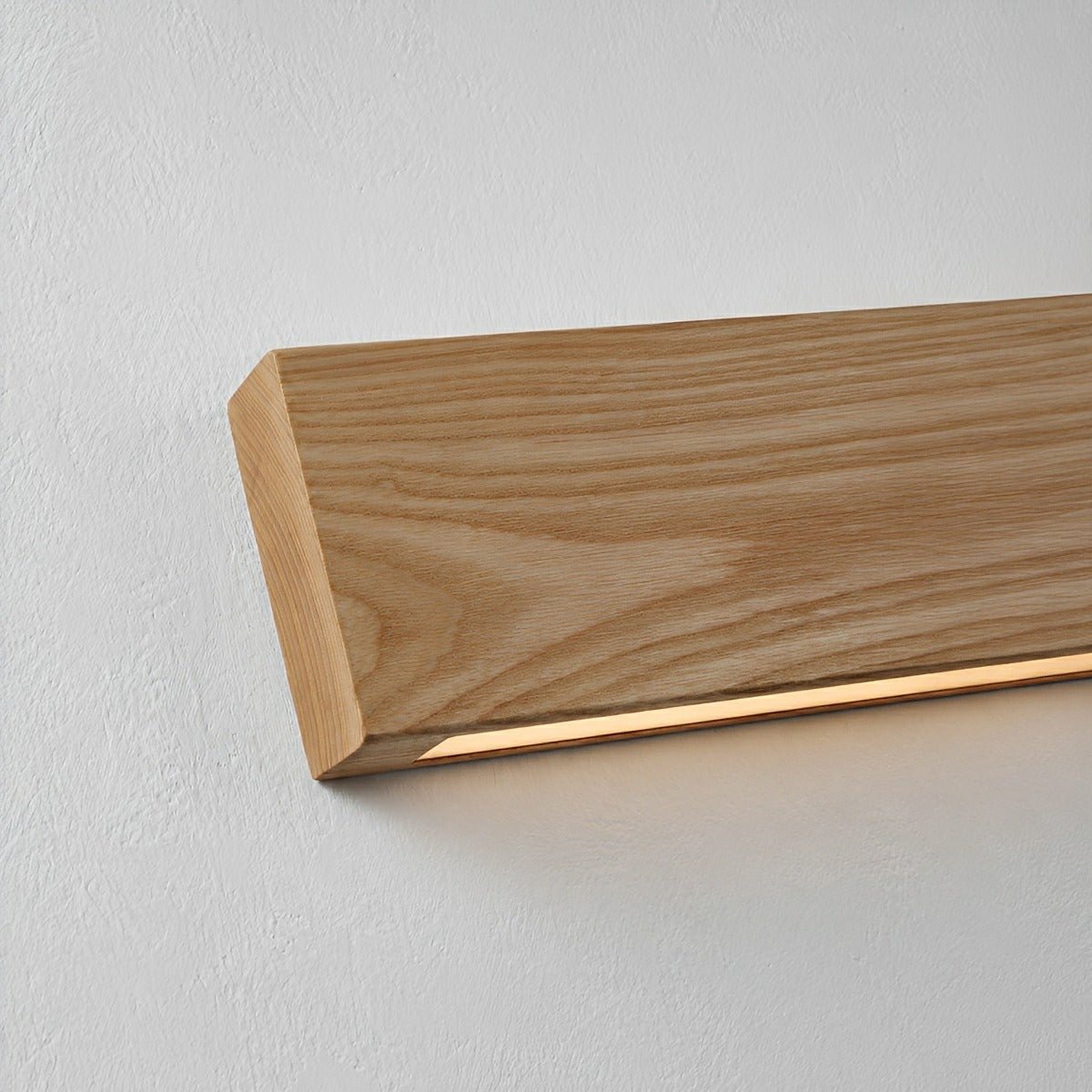 Modern Rectangular Wood Touch Dimming LED Wall Sconce - Flyachilles