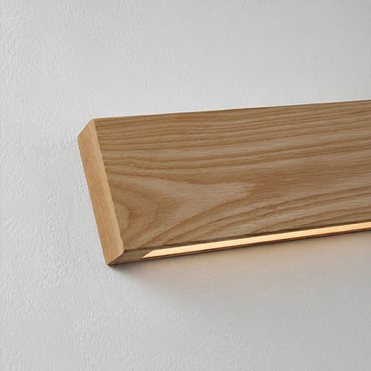 Modern Rectangular Wood Touch Dimming LED Wall Sconce - Flyachilles