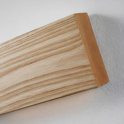 Modern Rectangular Wood Touch Dimming LED Wall Sconce - Flyachilles