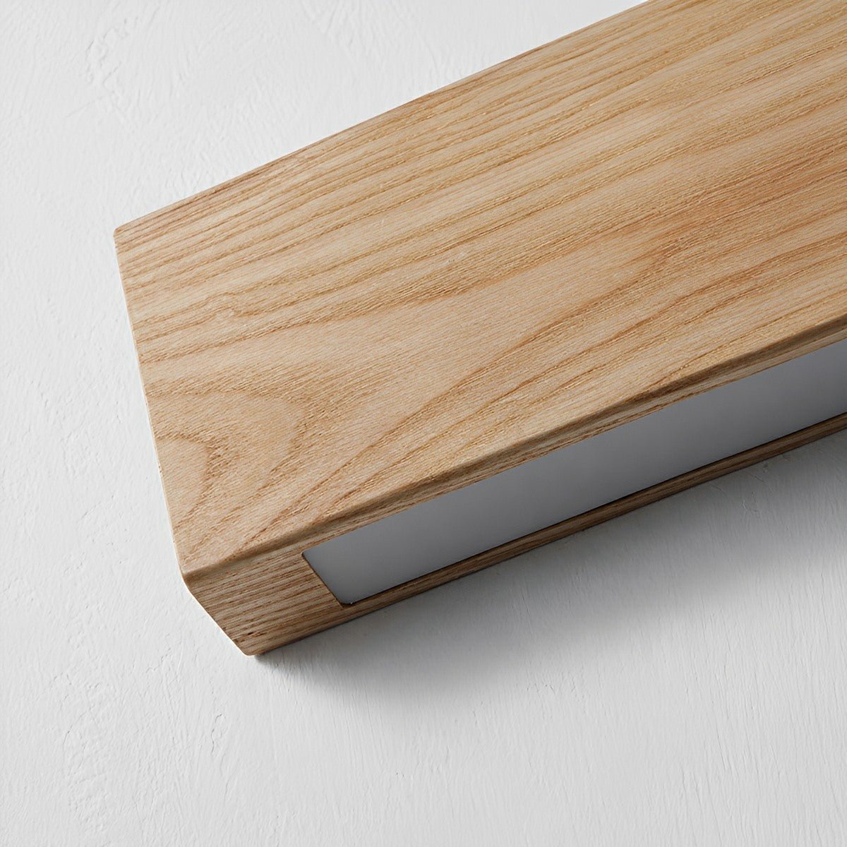 Modern Rectangular Wood Touch Dimming LED Wall Sconce - Flyachilles