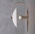 Modern Round Clear Stripe Glass LED Indoor Wall Sconces - Flyachilles