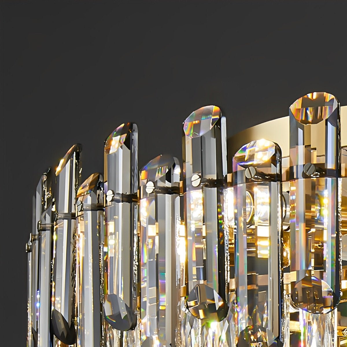 Modern Round Luxury Crystal Ceiling Lights - Flyachilles