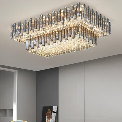 Modern Round Luxury Crystal Ceiling Lights - Flyachilles