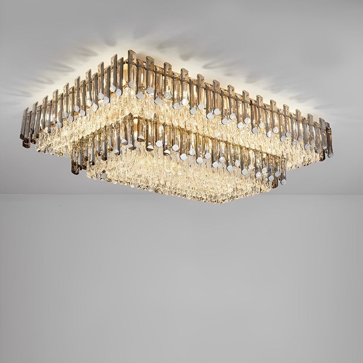 Modern Round Luxury Crystal Ceiling Lights - Flyachilles