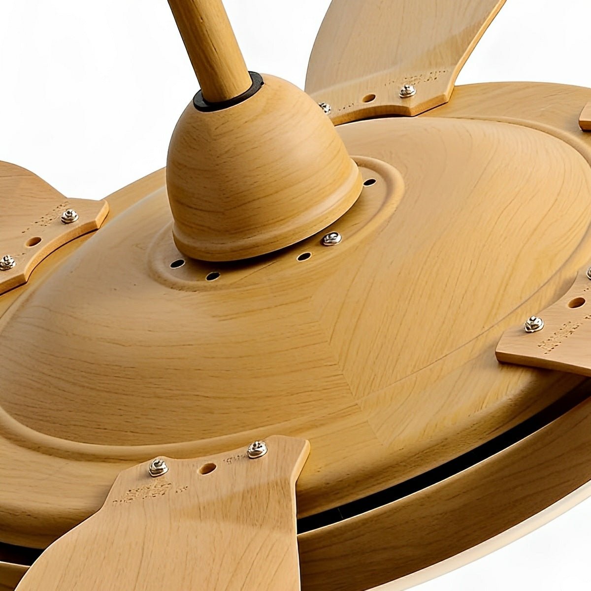 Modern Scandinavian Ceiling Fan with Full - Spectrum LED Light - Flyachilles