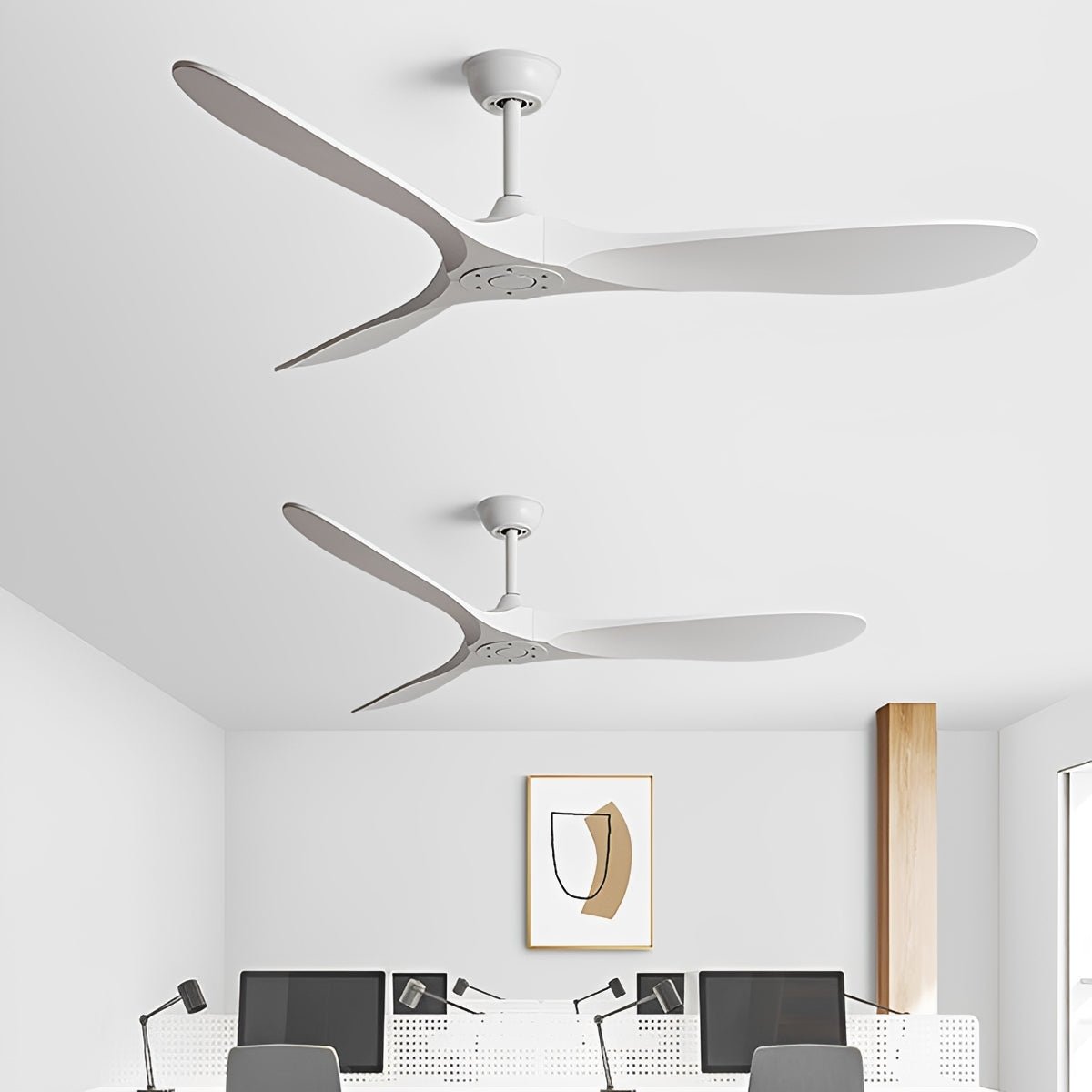 Modern Scandinavian Minimalist DC Motor Reverse Ceiling Fan - Flyachilles