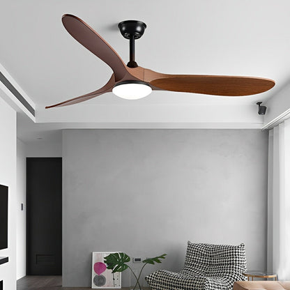 Modern Scandinavian Minimalist DC Motor Reverse Ceiling Fan Light - Flyachilles