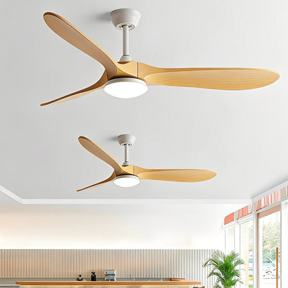 Modern Scandinavian Minimalist DC Motor Reverse Ceiling Fan Light - Flyachilles