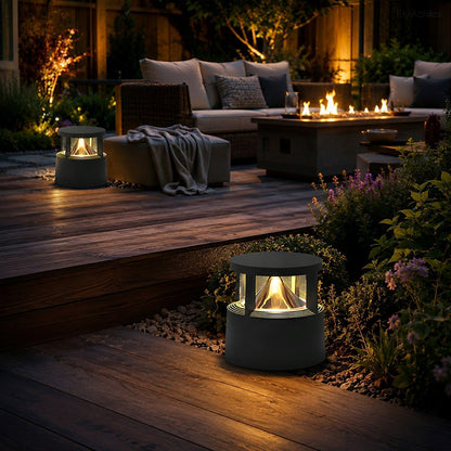 Modern Simple Outdoor Waterproof Pillar Lights Metal Aluminum Post Lights - Flyachilles