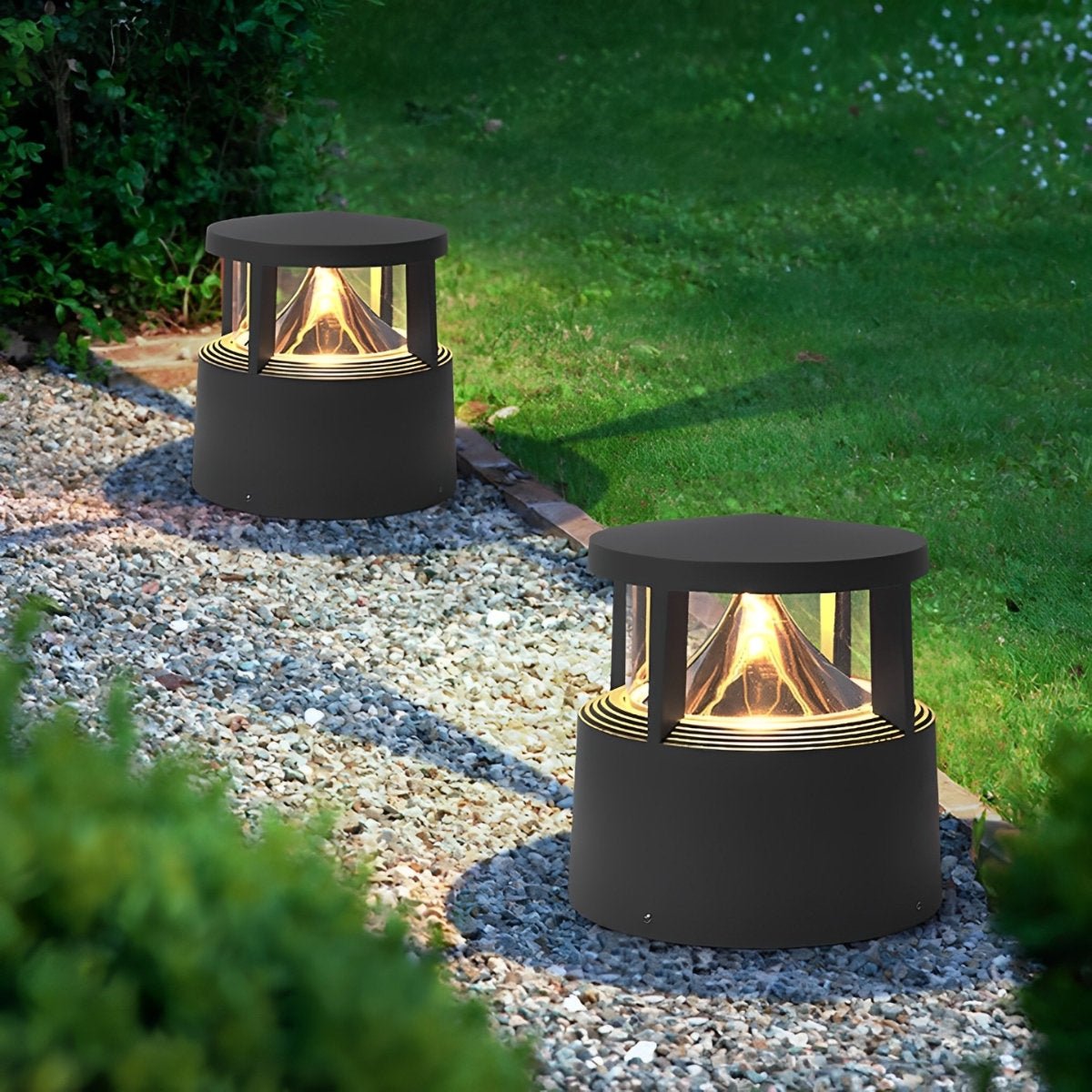 Modern Simple Outdoor Waterproof Pillar Lights Metal Aluminum Post Lights - Flyachilles