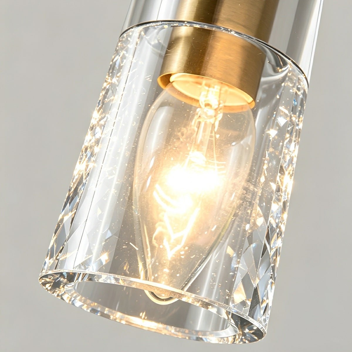 Modern Slim Conical Crystal LED Wall Sconce - Flyachilles