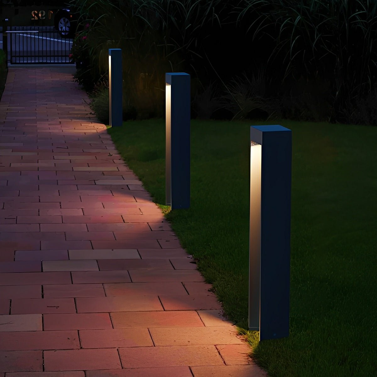 Modern Slim Rectangular LED Outdoor Pathway Lights - Flyachilles