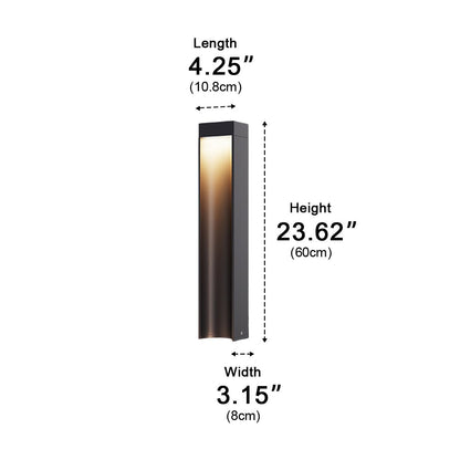 Modern Slim Rectangular LED Outdoor Pathway Lights - Flyachilles